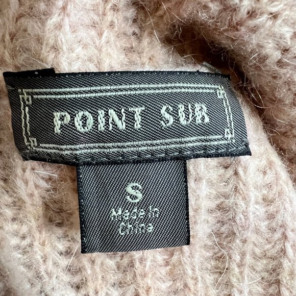 J. Crew Point Sur Light Pink Wool Mohair Blend Oversized Turtleneck Swea… - Picture 3 of 8